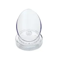 product of Cal-Mil 3300-28LIDSM - Small Clear Plastic Dressing Bottle Lid, 2-1/4" Dia, for Thinner Dressings