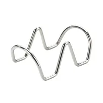 product of Cal-Mil 3476-2 Taco Holder, 2.5" x 4.5"D x 1.75"H, Accommodates (2) Tacos, Stainless Steel Wire