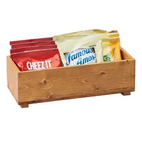 product of Cal-Mil 3682-125-99 Madera Stacking Box, 12"W X 5"D X 3.25"H, Rectangular (4) Feet