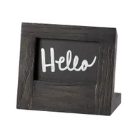product of Cal-Mil 3825-23-87 Cinderwood Cardholder, 5"W X 2-5/8"D X 4.25"H O.A., Rectangular, 2" X 3.5" Card Size