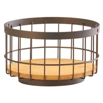 product of Cal-Mil 3911-10-84 Sierra Accent Bowl, 10" Dia. X 6"H, Round, Rustic Pine