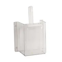 product of Cal-Mil 624 Scoop Guard Holder, 4-1/4" W x 8" D x 11-3/4" H, 32 Oz Scoop Wall-Mount Plastic Finish