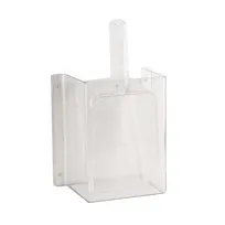 product of Cal-Mil 631 Scoop Guard Holder 7-1/4"W x5"D x9-3/4"H Poly Plastic Wall-Mount with 64-oz Scoop