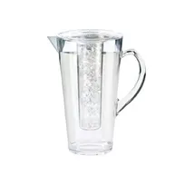 product of Cal-Mil 682-ICE Pitcher, 2 Liter Capacity (67.6 Oz.), 9" Dia. X 10"H, With Ice Chamber