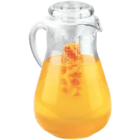 product of Cal-Mil JC102 Gourmet Pitcher, 3/4 Gallon Capacity, 11" Diameter, Removable Ice Chamber/Infusion Chamber