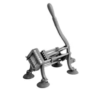 product of Alfa International FF4 - Manual French Fry Cutter, 35 lbs/hr, 3/8"/1/4"/1/2" Die, Stainless Tray, Alum Frame