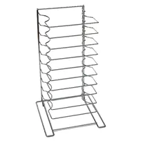 product of American Metalcraft 19033 Pizza Pan Rack - 10 Shelf Steel, 5-15 Pans 16-23" x 2-1/4" Deep, 27.5" High