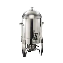 product of American Metalcraft ALLEGCU2 Coffee Chafer Urn - 12 qt, 18/10 SS, Canned Heat, Faucet & Fuel Holder