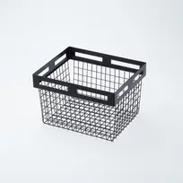 product of American Metalcraft BNRB129 Twilight Basket - Black Metal, 12-1/8" L x 10" W x 8" H, Nestable