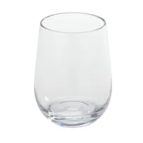 product of American Metalcraft BPSW12 Stemless Wine Glass, 12 oz Clear Tritan Plastic, Collection - Dozen