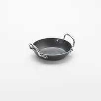 product of American Metalcraft BSPP4 Paella Pan, 8 Oz (0.23 L) 6" Diameter Round Black Steel, Induction Ready