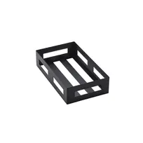 product of American Metalcraft BTH1 Rectangular Stainless Steel Serving Crate, Black, 9-1/4" Length