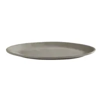 product of American Metalcraft CPL12SH - Plastic Serving Platter, 12" L x 9" W x 7/8" H, Gray Melamine, BPA-Free, Durable