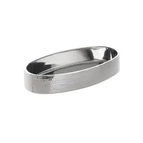 product of American Metalcraft DWBHV16 - 4-Quart (128 oz) Hammered Double-Wall Oval Serving Bowl