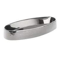 product of American Metalcraft DWBHV22 - 6-Quart Hammered Double-Wall Oval Serving Bowl, 216 oz Capacity