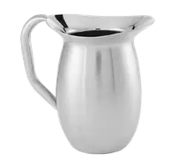 product of American Metalcraft DWPS44 Pitcher, 44-oz Double-Wall Satin Steel, 4-1/2" Dia x 8-1/8" H, Handle