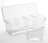 product of American Metalcraft FCS16 Condiment Server Set, 88-oz Capacity, 16" L x 6.25" W x 5.25" H
