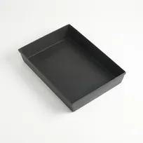 product of American Metalcraft HCDS1410 Detroit-Style Pizza Pan, 14" L x 10" W x 2-1/2" H, 14G Anodized Aluminum