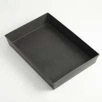 product of American Metalcraft HCDS1712 Detroit Style Pizza Pan 17" x 12" Deep Dish 14-Gauge Hard-Coat Aluminum