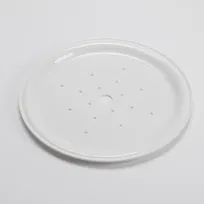 product of American Metalcraft MDT12W White Melamine Seafood Drip Tray, 12-3/8" Diameter, Plastic