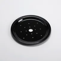product of American Metalcraft MDT9B Seafood Tray - 9-3/8" Black Melamine Drip Tray, Plastic, 9" for Shellfish Serving