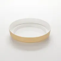 product of American Metalcraft MSEA10G Seafood Tray, 10" Diameter Gold Melamine Tableware, Plastic