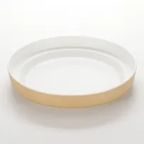 product of American Metalcraft MSEA12G Seafood Tray - 13" Gold Melamine Servingware, Plastic Build