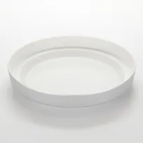 product of American Metalcraft MSEA12S Seafood Tray - 13" Diameter Silver Melamine Tableware, Plastic