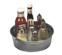 product of American Metalcraft MTUB10 Tub, 88 oz (2.75 qt) 9-3/4" Dia x 3-1/4" H Tin with Side Handles Hand-Wash