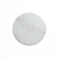 product of American Metalcraft MW14 Serving Board, 14" Dia x 1-1/8" H, Melamine, White Marble Pattern, Naturals, No Handle