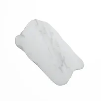 product of American Metalcraft MW17 Serving Board, 17-3/8" L x 9-7/8" W x 5/8" H Freeform Melamine, White Marble Pattern, Naturals