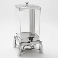 product of American Metalcraft REVLJUICESQ12 Juice Dispenser, 11x12x23in, Poly Body, Steel Legs, 2-3 Gal