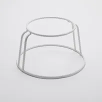 product of American Metalcraft RSRW8 Seafood Tray - Round White Plastic Tray with 8.75" (9") Rubberized Stand
