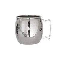 product of American Metalcraft SM16H Moscow Mule Mug, 16-Ounce Hammered Stainless Steel, 16 oz Capacity
