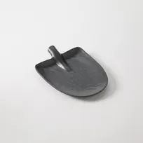 product of American Metalcraft SP8MN Plastic Shovel Platter, Oval 8.5" x 6.25" x 1.6" Melamine, Midnight Gray