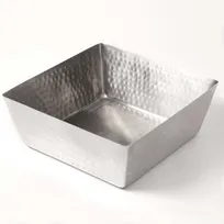 product of American Metalcraft SSQH117 Bowl, 7 Quart (254 oz), 12" L x 12" W x 4-1/2" H, Stainless Steel Hammered - Kitchenware