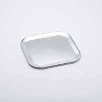product of American Metalcraft STP10 Pizza Pan, 10" x 10" Square, 18-Gauge Aluminum, Wide Rim