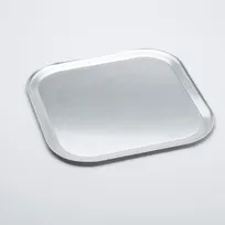 product of American Metalcraft STP14 Thin Square Pizza Pan, 14" x 14", 18-Gauge Aluminum, Wide Rim, Solid