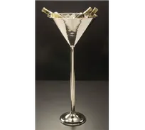 product of American Metalcraft WBSM42 Wine Bucket Stand, 9-Quart, 14-3/4x31-1/2x8-1/2 in Stainless Steel Silver