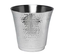 product of American Metalcraft HMWB Wine Bucket Cooler, 5 Qt 9" Dia x 8-5/8" H, Insulated Steel, Holds 1 Bottle