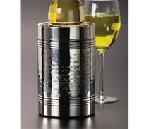 product of American Metalcraft HMWC75 Wine Cooler 4-3/4" Dia x 7-1/4" H 1-Bottle Non-Insulated Steel Hammered