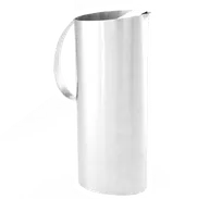 product of American Metalcraft OWPIT54 Angled Steel Pitcher - 54 oz, 4-1/2" Dia x 11" H, Satin, Handle