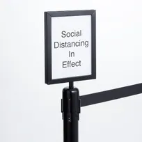 product of American Metalcraft RBSIGNBL Horizontal Sign, 8-1/2" W x 11" H Steel, Black, Retractable