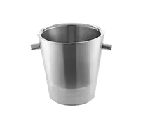 product of American Metalcraft SDWC7 Champagne Bucket, 7" Dia x 7" H, Double-Wall Steel, 1-Bottle Capacity