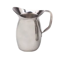product of American Metalcraft WP100 Bell Pitcher, 100 oz, 5-1/4″ Dia x 9″ H, Stainless Steel, Handle