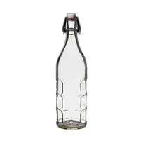 product of Steelite 4953Q512 Moresca Swing Top Bottle, 1.0 Qt (24-34 oz) 3.5" x 12.5" Glass - 20/Case