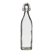 product of Steelite 4953Q513 Swing Top Bottle, 1.0 Qt (24-34 Oz) Glass, 3.25" x 12.5", Non-Tempered - 20/Case