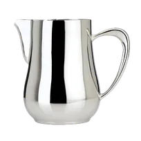 product of Steelite 5351S230 Metal Pitcher - 1.75 Qt Water Pitcher, 8" x 5" x 7.5", 18/10 Stainless, Handle