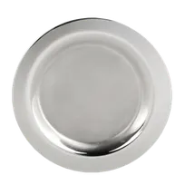 product of Steelite 5852JX40 Wine Coaster - 5.75" Silver Stainless Steel 18/10 Williamsburg Finish - 4/Case