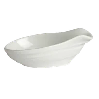 product of Steelite 6300P357 Spoon Rest, 3.625" x 2.125" x 1.0" Porcelain Aura, Oven Safe 465°F/239°C - 36/Case